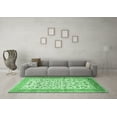 thumbnail image 3 of Ahgly Company Indoor Rectangle Persian Emerald Green Traditional Area Rugs, 2' x 3', 3 of 4