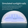 thumbnail image 4 of LED UV Nail Gel Curing Lamp - 120W Nail Dryer, Auto Sensor, 45 LED Lights, Dual Light Source, 4 Timer Settings 30s 60s, Eye-Friendly White Light, Professional DIY Manicure, Home Makeup Organizers, 4 of 9