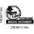 thumbnail image 5 of Custom Piano Musical Instrument Desk Name Plate Wedge Personalized Pianists Nameplate Executive Office Sign Company Shelf Tablet, 5 of 6