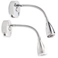 thumbnail image 2 of 12V10-30V touch dimming RV light 3WLED RV reading light USB charging port hose boat yacht light, 2 of 6