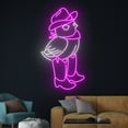 thumbnail image 3 of Handmadetneonsign Cowboy Bird Neon Sign, Bird Cowboy Led Sign, Cowboy Hat Boots Bird Led Light, 3 of 5
