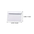 thumbnail image 2 of Nestingho 100Pcs Plain White Envelopes for Confidential Letters and Secure Office Document Mailing, 2 of 8