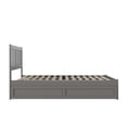 thumbnail image 5 of AFI Tahoe Queen Wood Platform Bed with Headboard Footboard & Twin XL Trundle, Grey, 5 of 7