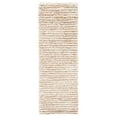 thumbnail image 5 of SAFAVIEH Constance Braided Plush Shag Area Rug, White/Beige, 2'3" x 4', 5 of 9