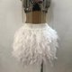 thumbnail image 3 of Falda de plumas de diseño dulce de estilo coreano, falda de cadera a la moda que combina con todo, falda de hadas súper para mujeres, 3 of 6