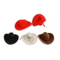 thumbnail image 4 of CalCastle Craft 1 PC Mini Cowboy Hat Western Wedding Favors Decoration (2" Brown - 1 PC), 4 of 5