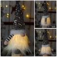 thumbnail image 2 of Decoración navideña de juguete, minifigura de gnomos brillantes, estatua bonita para mesa de pared Hugtrwg  Para estrenar, 2 of 6