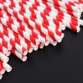thumbnail image 4 of KAKOWELY 40 pajitas decorativas de papel y corazón para cócteles, ideales para decorar fiestas de graduación., 4 of 4