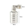 thumbnail image 6 of Stainless Steel Float Valve Water Tank 1/2" 4/3" Water Tower Shutoff Valve Floating Ball Valve Automatic Water Level Control ,High Quality Seals, 6 of 6