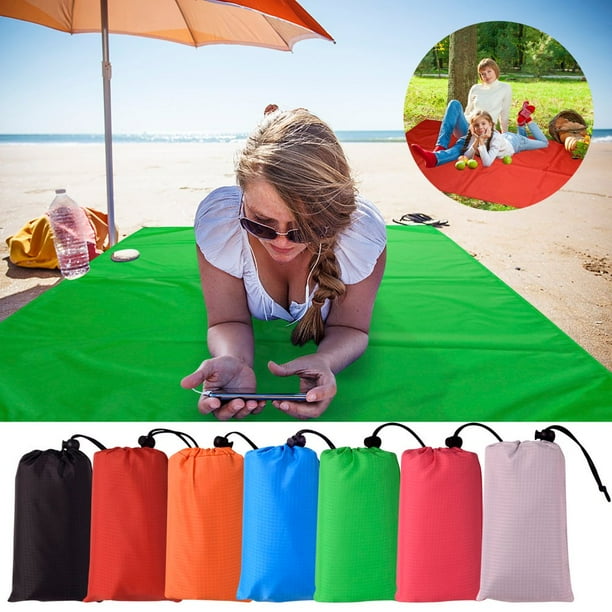 Pocket Blanket Waterproof Picnic Blanket Compact Travel Blanket Picnic Blankets Waterproof Foldable Lightweight for Beach Hiking Festival Accessories