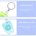 thumbnail image 3 of Dental Floss Mini Box Floss Picks Keychain Dental Floss for Home and Travel 5pcs, 3 of 4