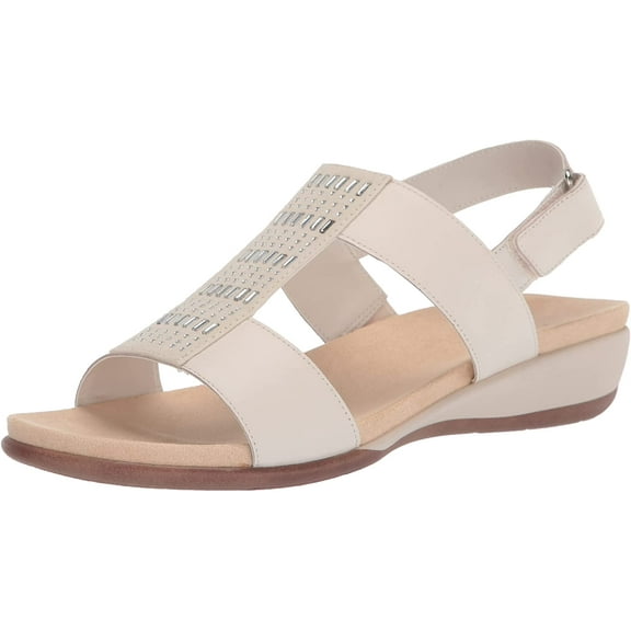 Easy Spirit Womens Hazel Wedge Sandal 6.5 Biege 150