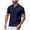 Navy, variant on T-shirts for Men Plus Size under $5 Short Sleeve Button Lapel Golf Ball Uniform Casual Polo T-Shirt Summer Collared Golf Shirt Army Green L