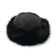 thumbnail image 1 of HAOAN Womens Faux Fur Hat for Winter  Classy Russian Style Suede Fluffy Warm Cap, 1 of 3