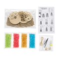 thumbnail image 2 of Diy Lighted Sea Glass Lighthouse Kit with Wooden Assembly and Colorful Beads, Multicolor, for Home Decoration, Craft Model, 2 of 6