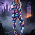 thumbnail image 2 of Brqkzdu 2 Piece Womens Halloween Pajamas Sets Long Sleeve Collar Button Down Pj and Pajama Pants Loose Comfy Nightwear Sets, 2 of 8