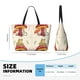 thumbnail image 4 of Disketp Frog Sitting On Mushroom Bolsa de Playa de Gran Capacidad, Bolso Impermeable y a Prueba de Arena para Mujer, Ideal para Playa, Piscina y Natación, 4 of 7