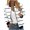 White, variant on Trendy Jackets for Women Clearance Bomber Jacket 2024 Trendy Casual Zip Up Outerwear Windbreaker with Pockets M