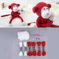 thumbnail image 2 of Cute Handmade Crochet Monkey Doll Crochet Knitting Accessory, 2 of 10