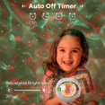 thumbnail image 5 of Luz nocturna para niños, lámpara de proyector LED musical recargable por USB con 14 modos y control remoto y temporizador y soporte de metal (blanco) esquí esquí Gafas de esquí, 5 of 5