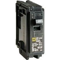 Square D HomeLine 20 amps Surge Single Pole Circuit Breaker