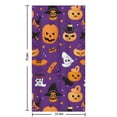 thumbnail image 3 of Gothic Halloween Door Cover with Bat and Cobweb Pattern - 70.8x35.4 Inch Scary Door Curtain for Home Decor, 3 of 5