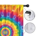 thumbnail image 4 of Blackout Kids Curtains,Yellow Tie Dye Spiral Pattern Childrens Insulated Curtains Set Of 2,Bedroom Essentials,Toddler Room Decor 52"x84", 4 of 5