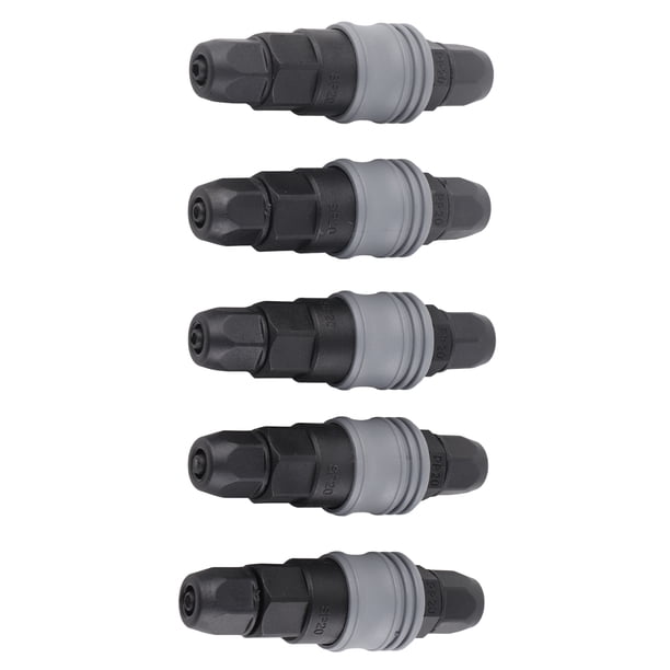 Conector de manguera de compresor de aire, 5 juegos de manguera de compresor de aire rápido neumático Acoplador rápido Conector rápido neumático autoblocante Los mejores materiales