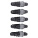thumbnail image 1 of Conector de manguera de compresor de aire, 5 juegos de manguera de compresor de aire rápido neumático Acoplador rápido Conector rápido neumático autoblocante Los mejores materiales, 1 of 14