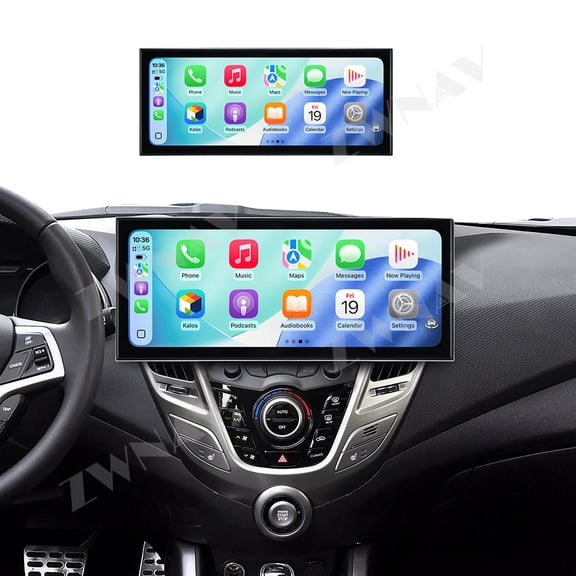 ZWNAV 15.8 inch Android 15 Car Radio For Hyundai Veloster 2011-2017 HD Multimedia Video Player Navigation GPS DVD 4G DSP Stereo Bluetooth