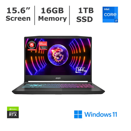 MSI Katana 15 15.6" 144Hz FHD…