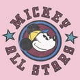 thumbnail image 2 of Girl's Mickey & Friends Mickey Mouse All Stars  Graphic Tee Light Pink Small, 2 of 4
