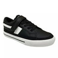 thumbnail image 5 of TOMMY BAHAMA Little Boys Slip-on Sneakers Size 13 Black White Faux Leather Shoes, 5 of 7