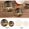 thumbnail image 3 of SKYSONIC Retro Car Christmas Pot Holders Trivets, 2 Pcs Heat Resistant Trivets, Cotton Thread Weave Mats for Hot Pads Pans Pot Bowl Teapot for Kitchen Decor, 3 of 7