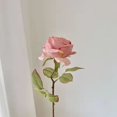 thumbnail image 1 of Flor artificial retro con borde de Coca-Cola, rosa, flor falsa individual, decoración del hogar, accesorios para fotos, adornos para jarrones, flores artificiales de plástico, 1 of 6