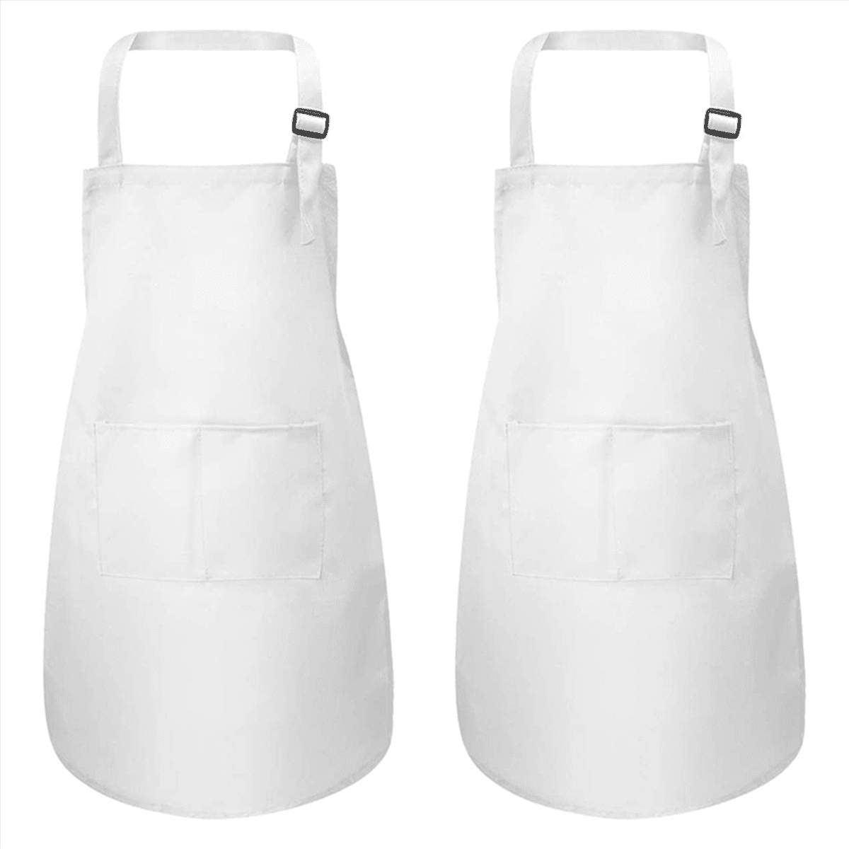 18-Piece Children's Apron and Chef Hat Set Adjustable Children's Kitchen Apron for Cooking and Painting