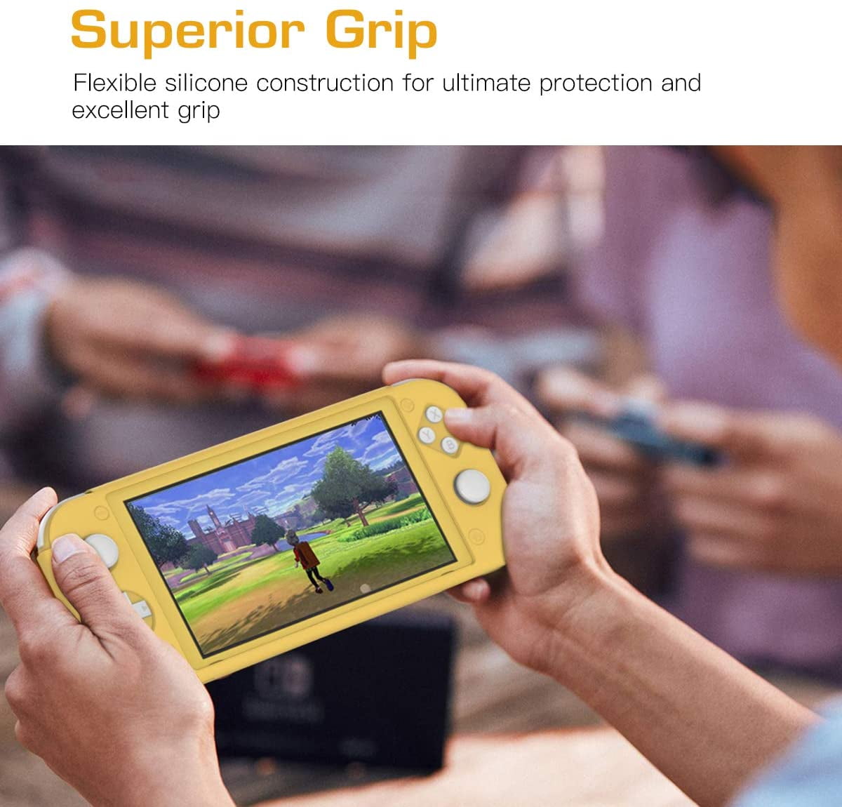 Nintendo Switch Lite yellow ケース付き KOMI Case Compatible with Nintendo Switch Lite, Yellow