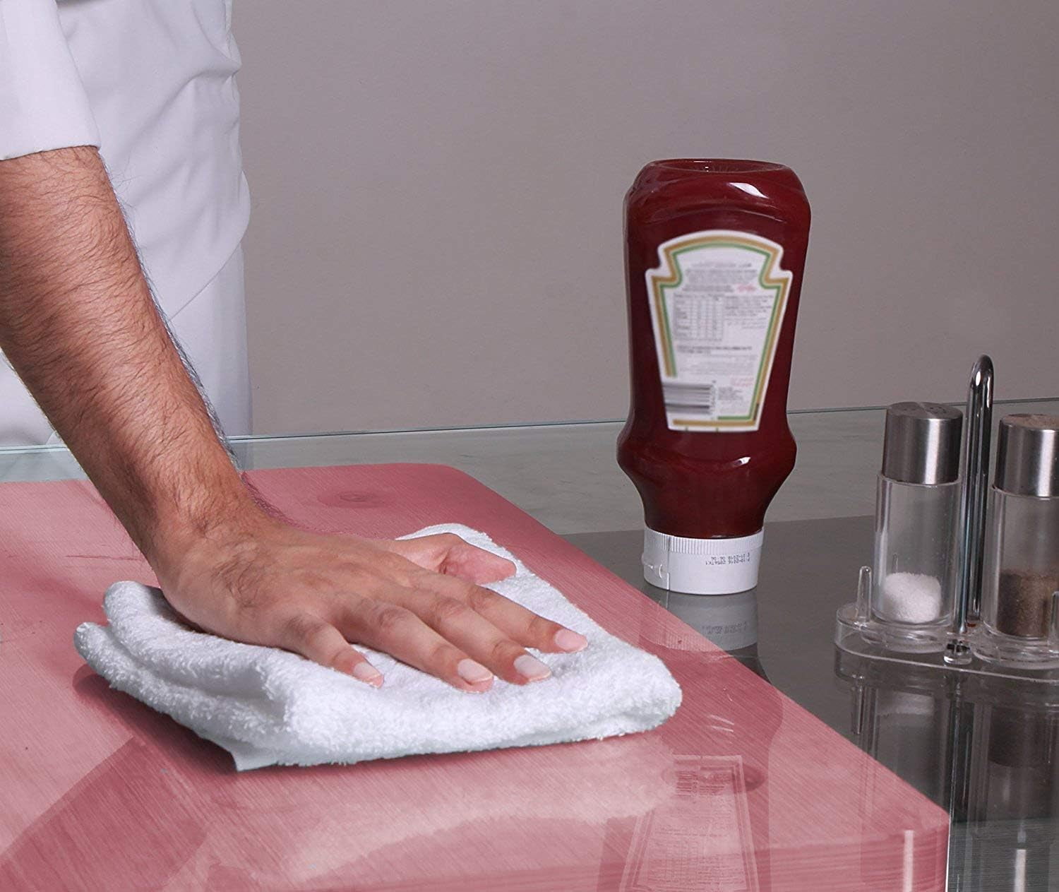 Simpli-Magic Terry Towel Cleaning Cloths for Home & Commercial Use White Hand Towels, 50-Pack