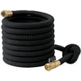 thumbnail image 3 of Expandable Garden Hose - 100 FT - with Multi Pattern Spray Nozzle – Durable, Flexible, Multipurpose (Black), 3 of 7