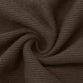 thumbnail image 4 of IROINNID Discount Long Sleeve Dress for Women Fall Dress Full-Length Formal Dress Versatile Turndown Collar Solid Color Tight Fitting Cutout Dress,Coffee, 4 of 8