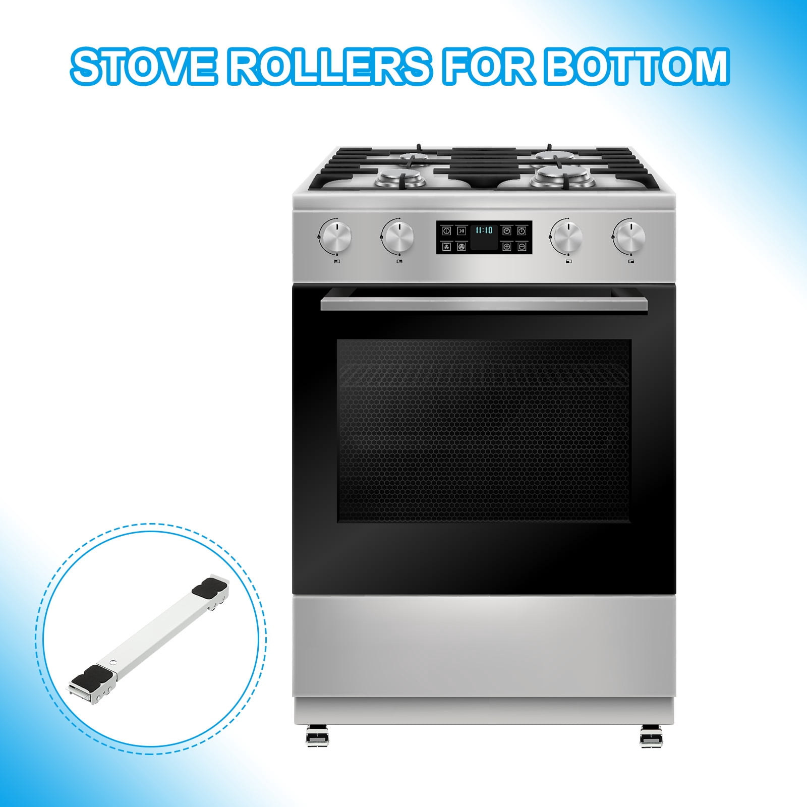 Uxcell Appliance Rollers, Extendable Appliance Sliders with Wheels,  White, 2pack