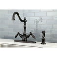 thumbnail image 3 of Kingston Brass KS1235ALBS 8-Inch Kitchen Faucet, Oil Rubbed Bronze, 3 of 3