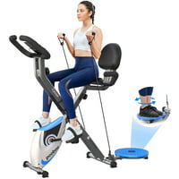 Deals on Pooboo 3in1 Folding Exercise Bike Indoor Cycling Bike