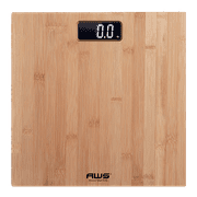 American Weigh Scales Bamboo Bathroom Scale (397LB Capacity)