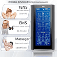 thumbnail image 5 of Estimulador Eléctrico Recargable Ems Tens 36 Modos 10 Parche Belug, Negro, 5 of 5