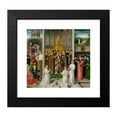thumbnail image 2 of Master of Saint Augustine 16x15 Black Modern Framed Museum Art Print Titled - Scenes from the Life of Saint Augustine of Hippo (ca. 1490), 2 of 5