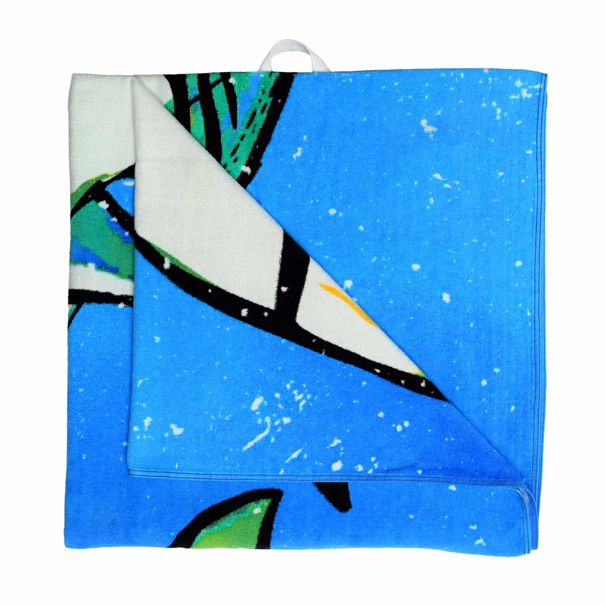 Mainstays Kids Beach Towel, Shark Frenzy, 1 Piece, 60" x 30"