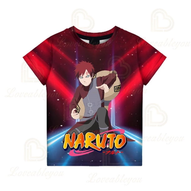 Anime Naruto Summer T Shirt Boys Cartoon Cute Tee Shirt Short Sleeve Hatake Kakashi Man Women Children Tshirts Tee TopsKids 120(4-5T) Gao Jinjia LED