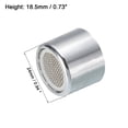 thumbnail image 2 of Unique Bargains Robinet en Acier Inoxydable Filetage M22 avec Joint 4 Pack, 2 of 4
