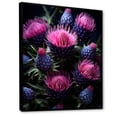 thumbnail image 2 of Designart "Majestic Purple Thistle III" Floral & Botanical Floater Framed Canvas Wall Art, 2 of 7